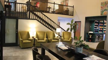 Sala de estar en el lobby