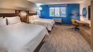Standard Room, 2 Queen Beds | Hypo-allergenic bedding, desk, blackout curtains, iron/ironing board