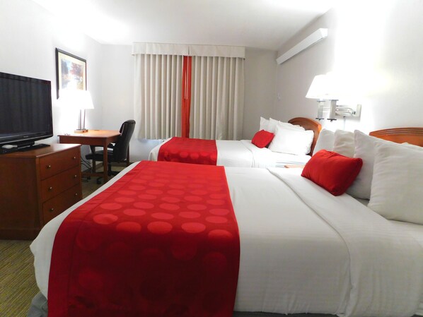 Premium Room, 2 Queen Beds, Kitchen, Annex Building | Premium bedding, desk, iron/ironing board, free WiFi
