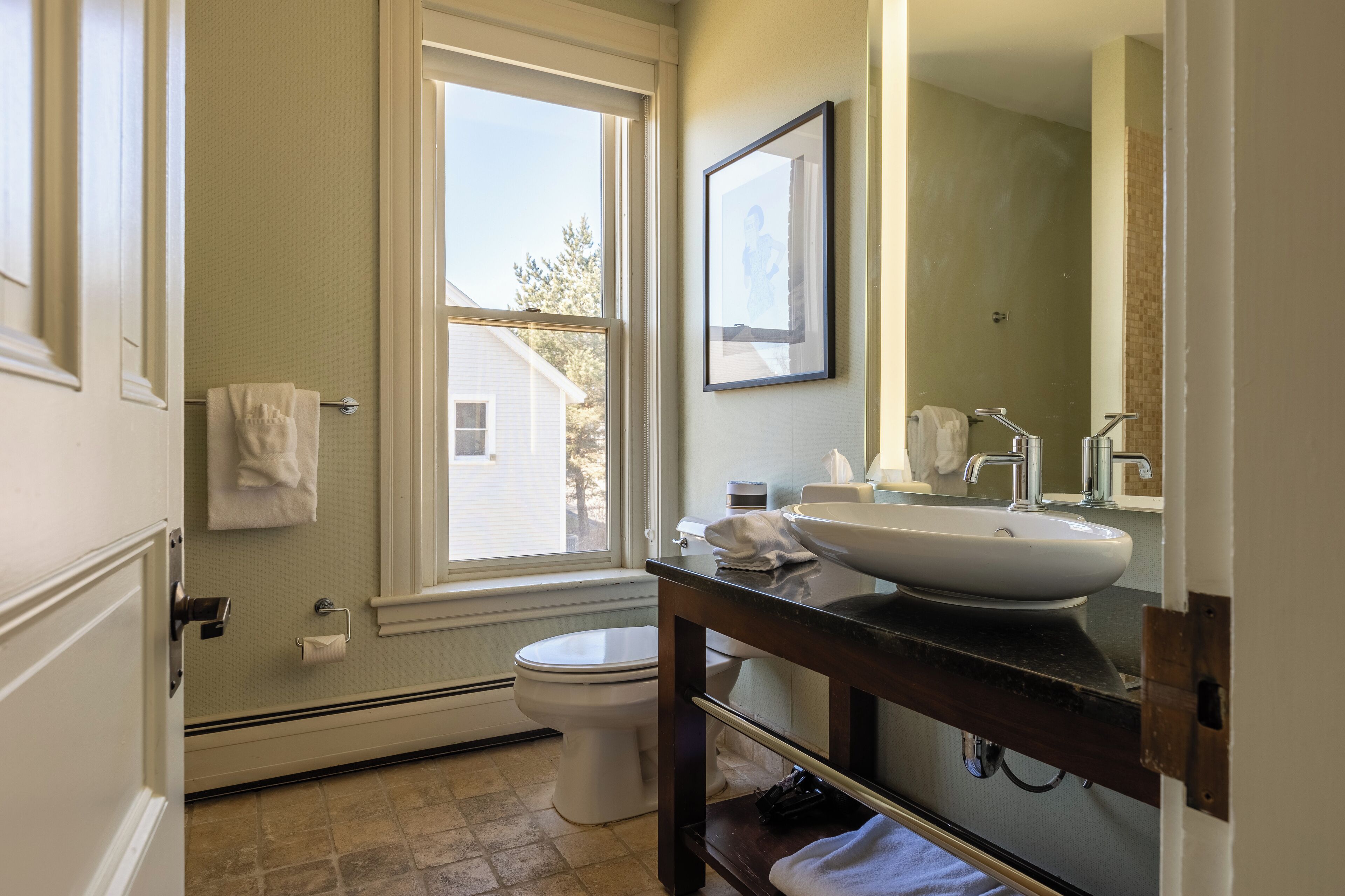 shower, free toiletries, hair dryer, bathrobes