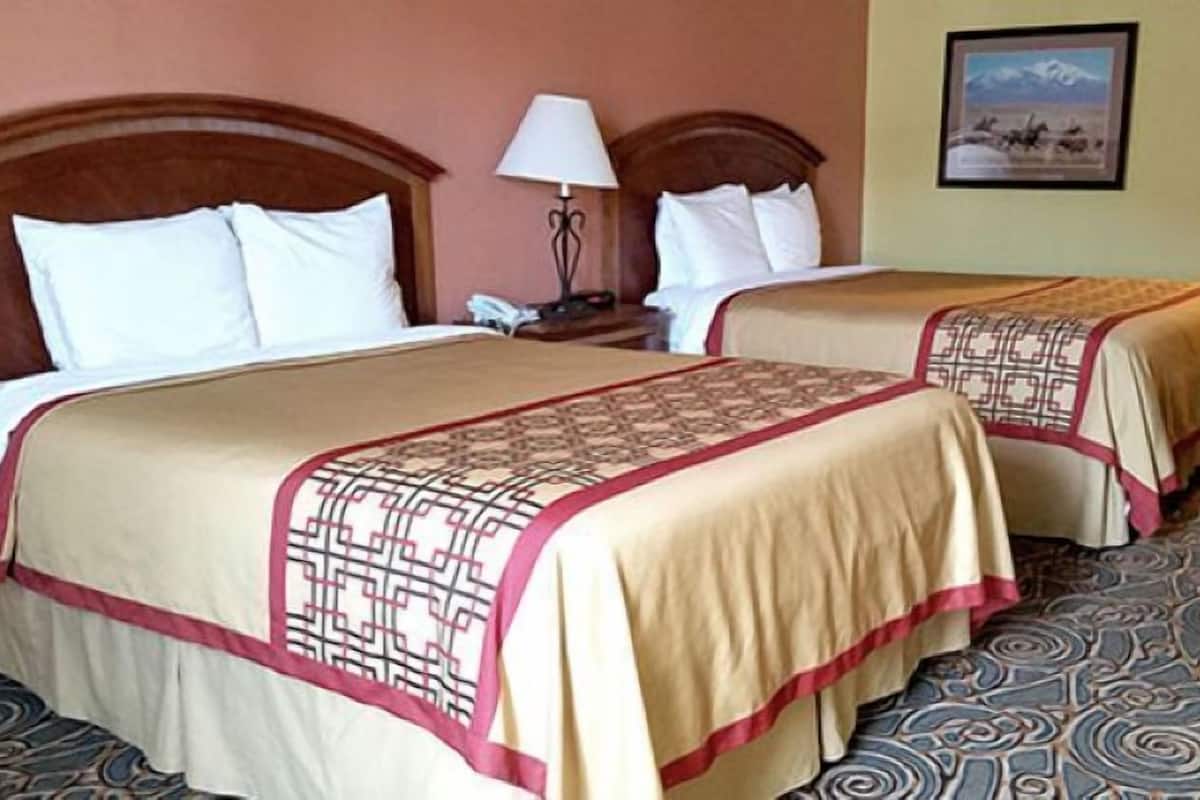 standard room, 2 queen beds | desk, iron/ironing board, rollaway beds, free wifi