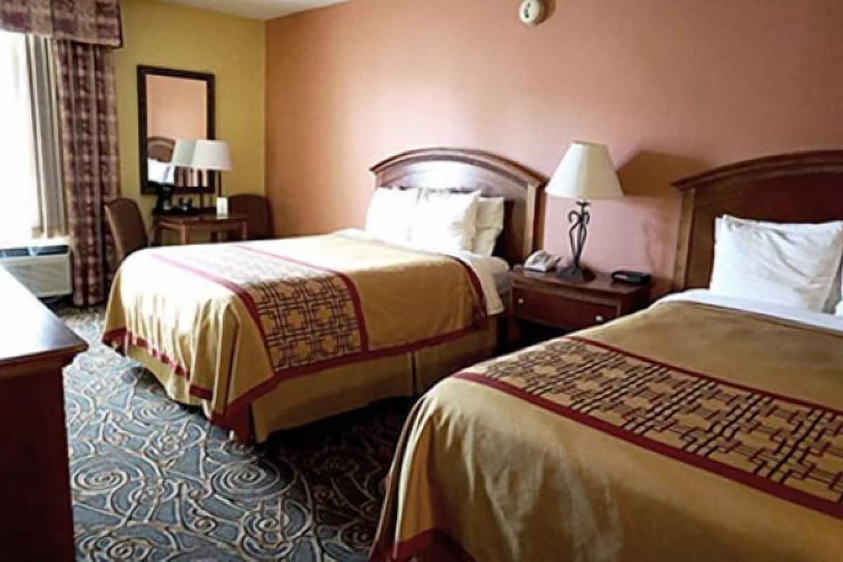 standard room, 2 queen beds | desk, iron/ironing board, rollaway beds, free wifi