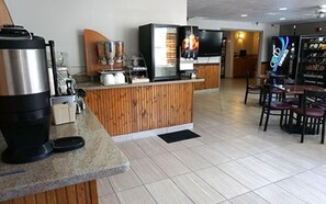 Free daily buffet breakfast 