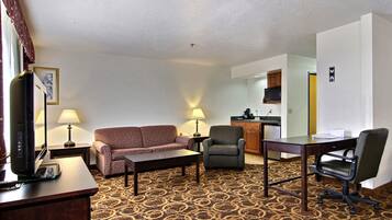 Desk, soundproofing, iron/ironing board, WiFi