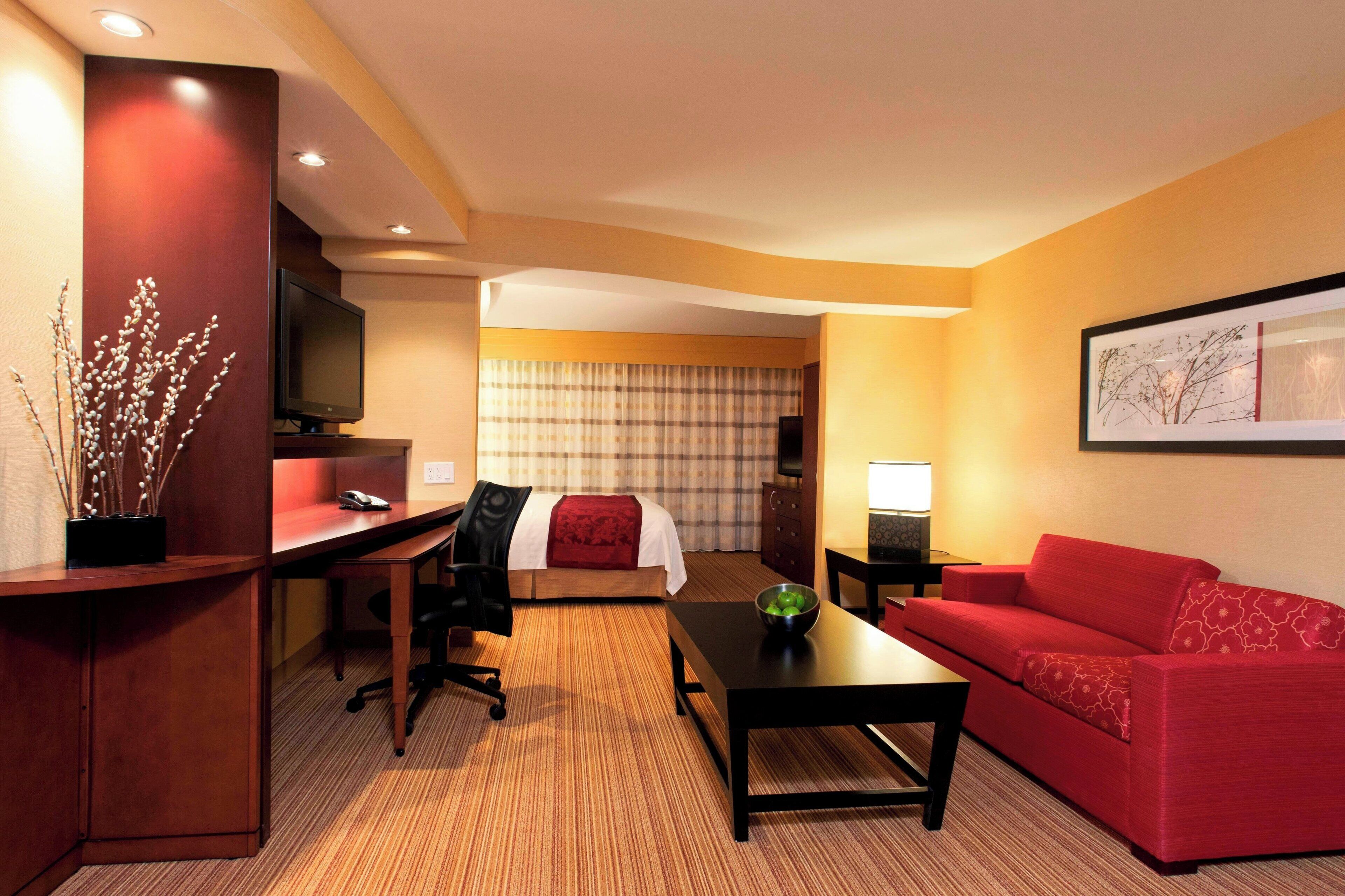 suite, 1 king bed with sofa bed | 1 bedroom, egyptian cotton sheets, premium bedding, down duvets