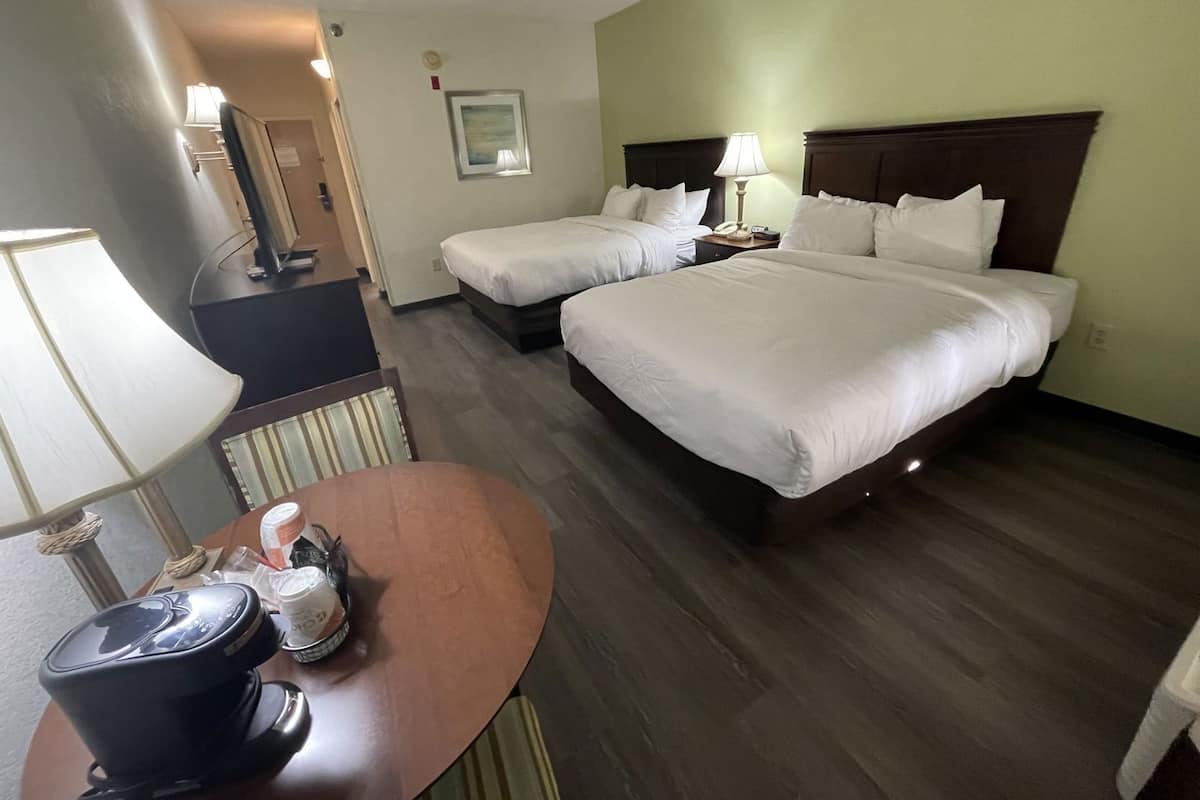 Blackout drapes, iron/ironing board, free WiFi, bed sheets
