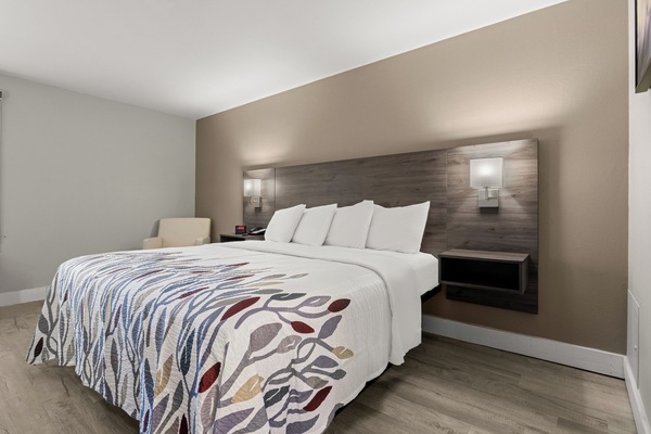 Suite Room, 1 King Bed, Non Smoking, Jetted Tub | Desk, laptop workspace, blackout drapes, WiFi (free)