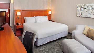 In-room safe, desk, blackout curtains, iron/ironing board