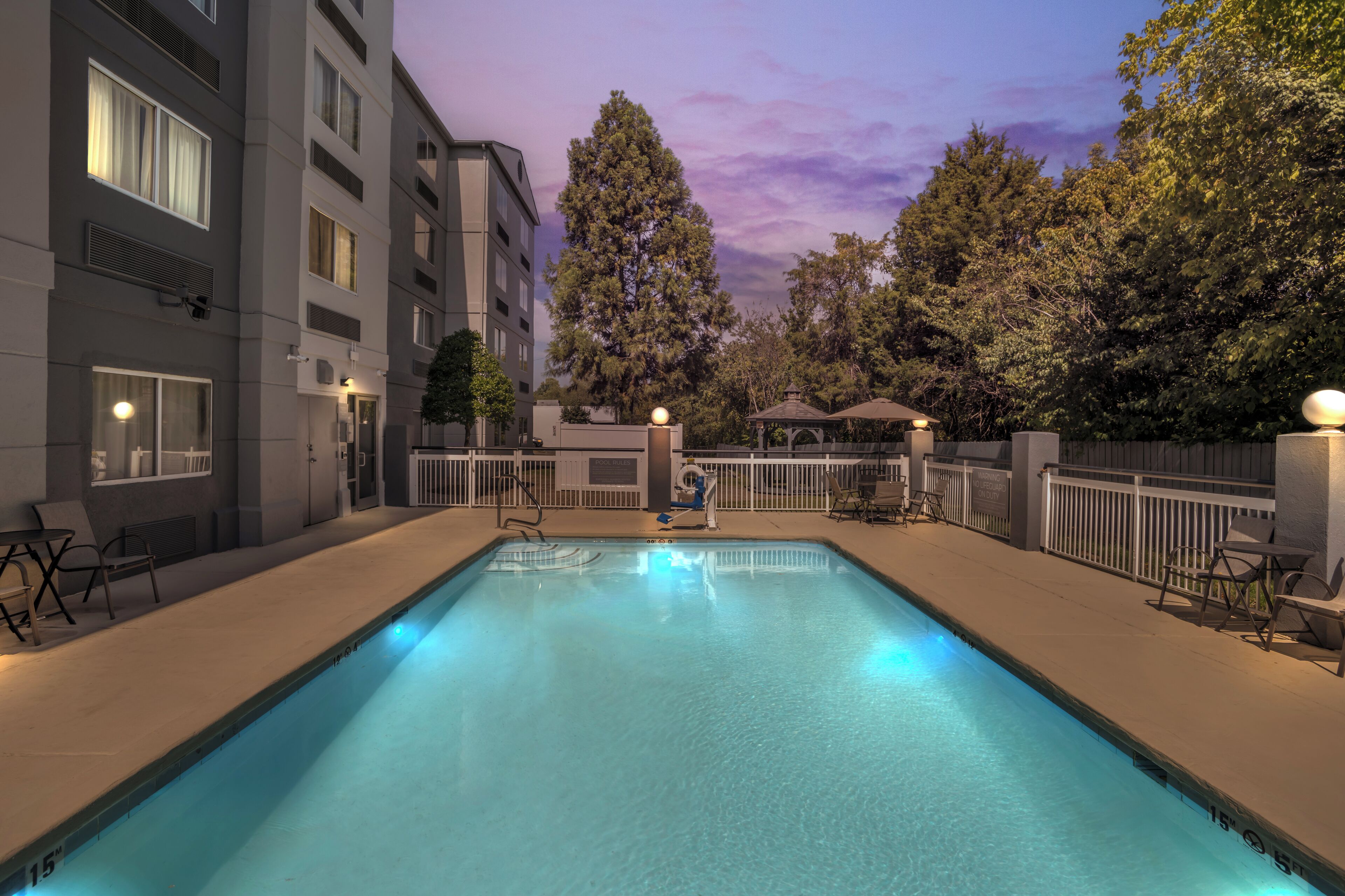 Seasonal outdoor pool