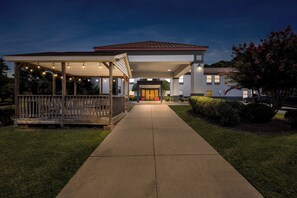 Front of property – evening/night