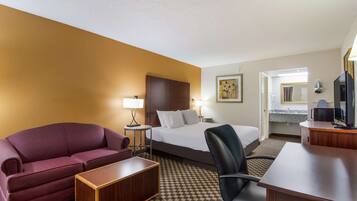 書桌、熨斗/熨衣板、免費無線上網、床單