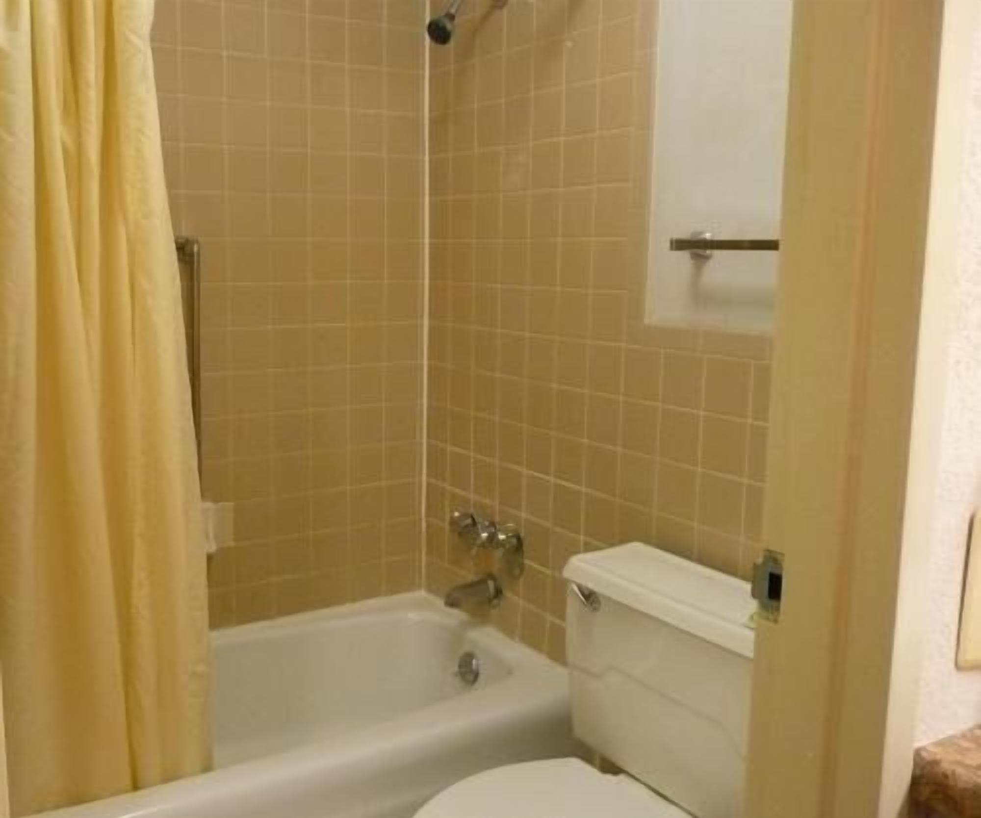 Bathroom | Combined shower/tub, free toiletries, hair dryer, towels