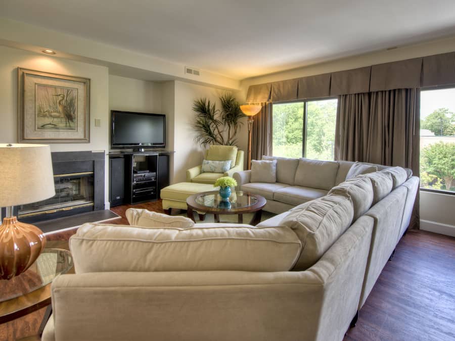 Premium bedding, blackout drapes, iron/ironing board, free WiFi