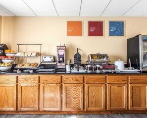 Café da manhã com buffet grátis