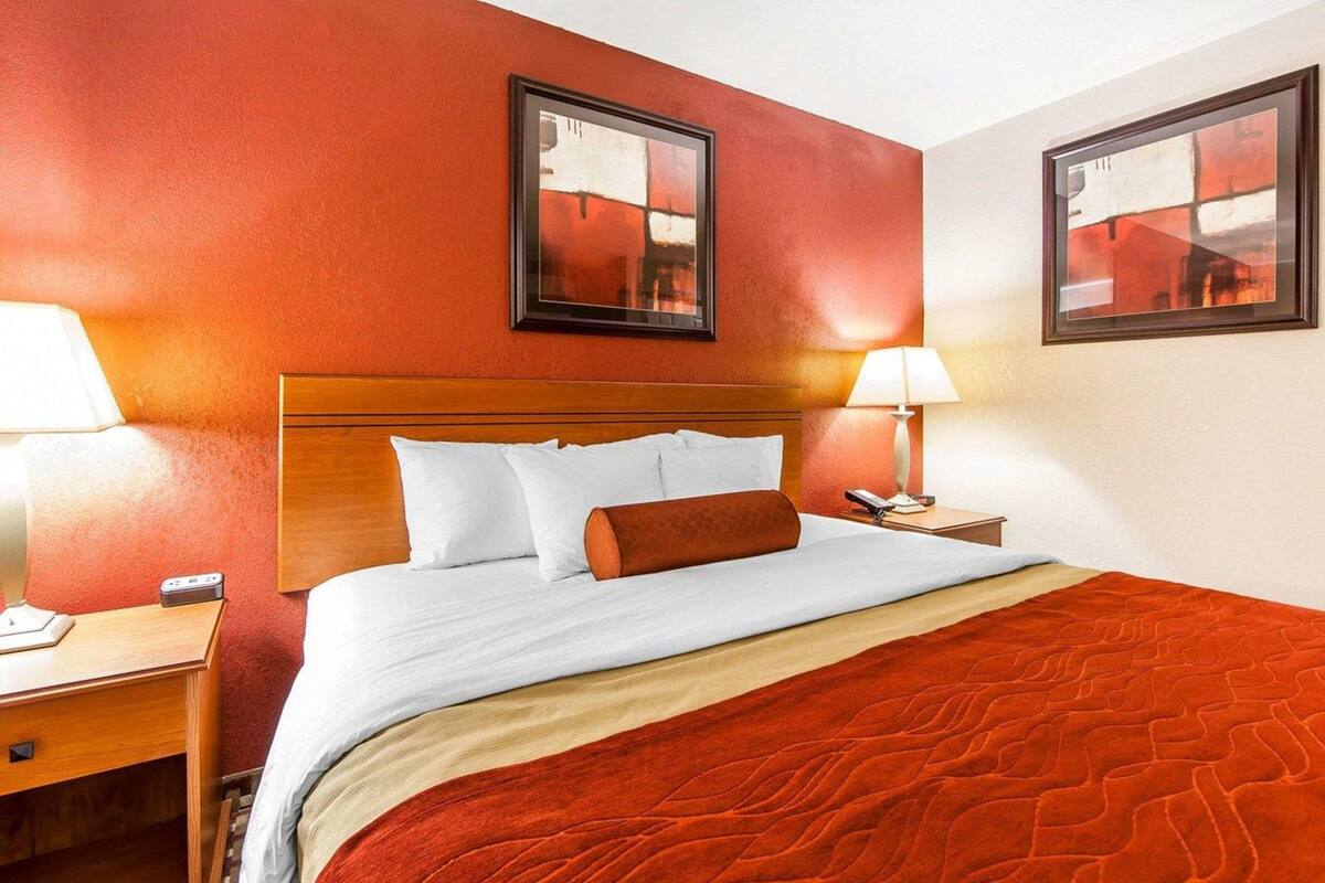 Room, 1 King Bed, Accessible, Non Smoking | Iron/ironing board (on request), WiFi (free), bed sheets