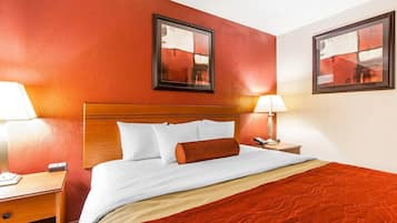 客房, 1 张特大床, 无障碍, 无烟房 | 熨斗/熨板、免费 WiFi、床单