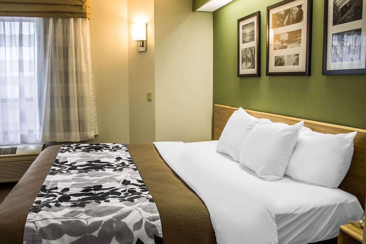 In-room safe, desk, laptop workspace, blackout drapes