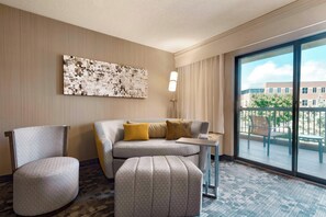 Room, 1 King Bed with Sofa bed | Living area