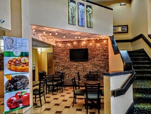 Free daily buffet breakfast