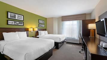 In-room safe, desk, iron/ironing board, cots/infant beds