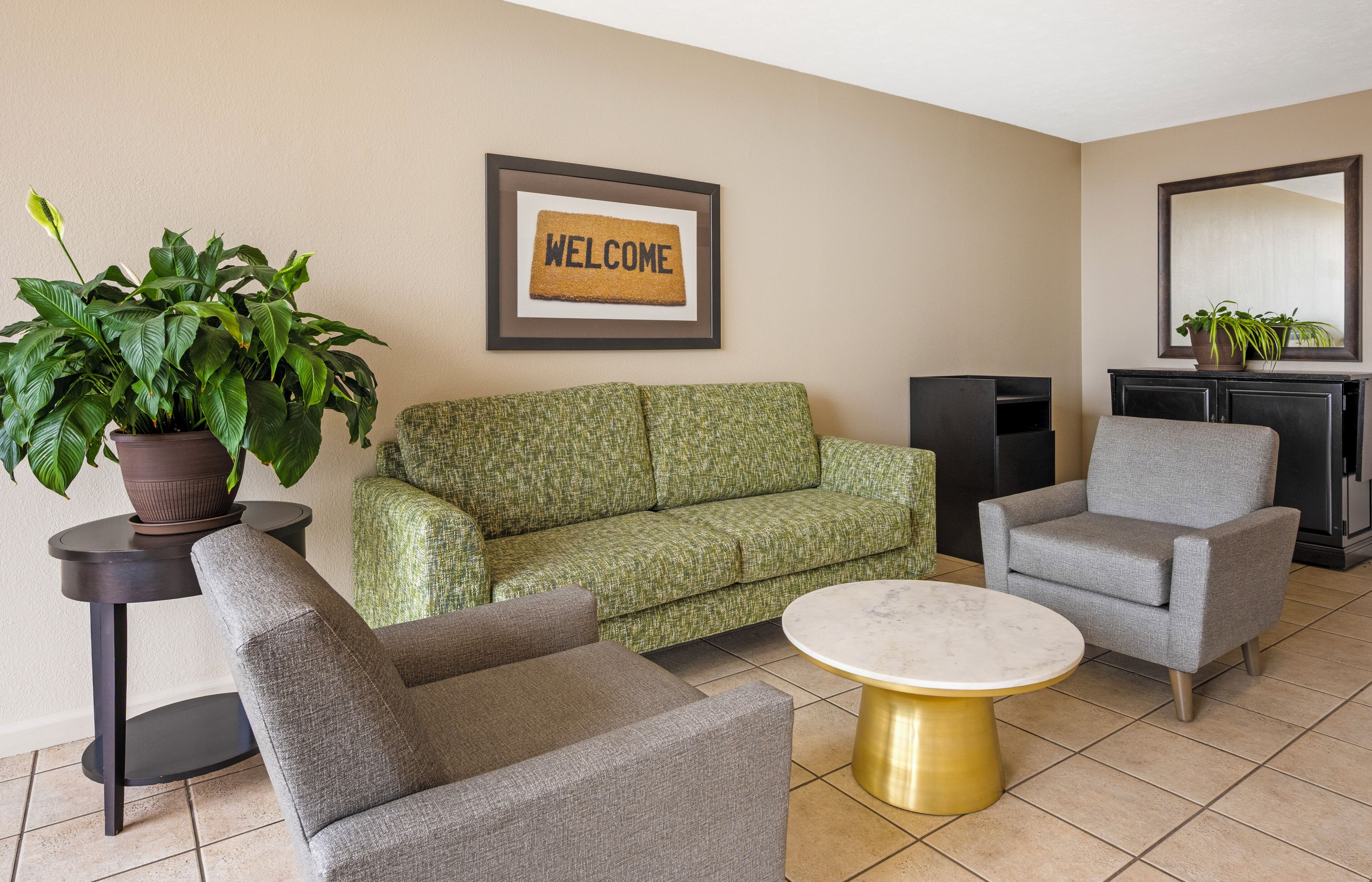 Lobby sitting area