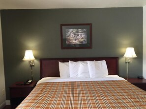 Iron/ironing board, free WiFi, alarm clocks