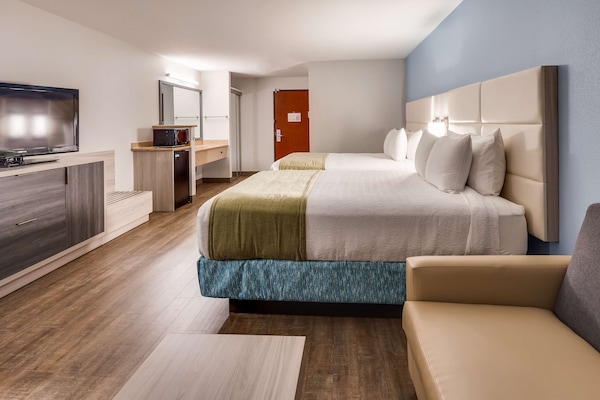 In-room safe, desk, blackout curtains, iron/ironing board