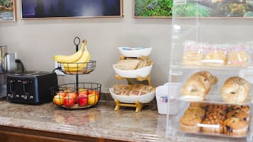 Free daily on-the-go breakfast