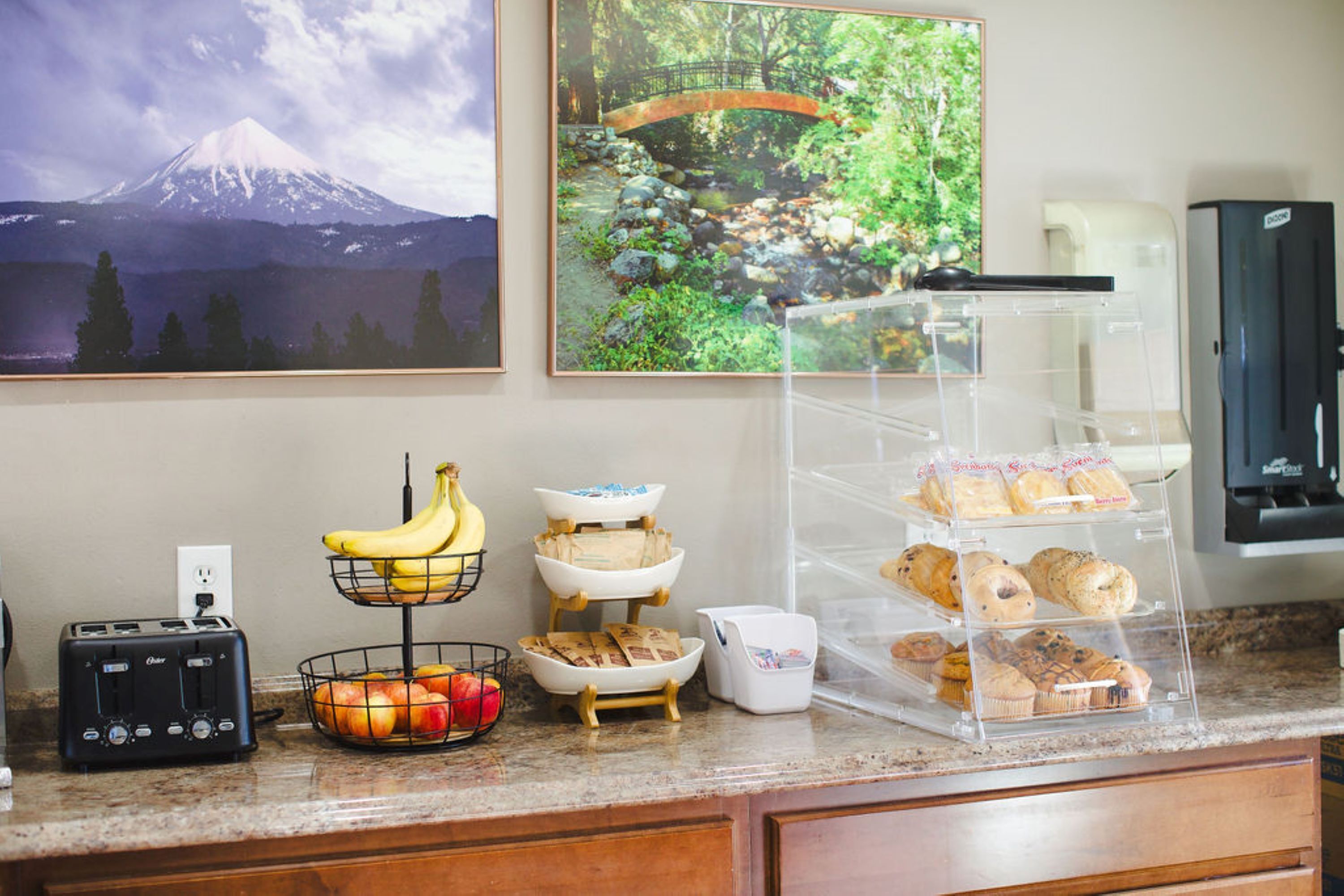 Free daily on-the-go breakfast