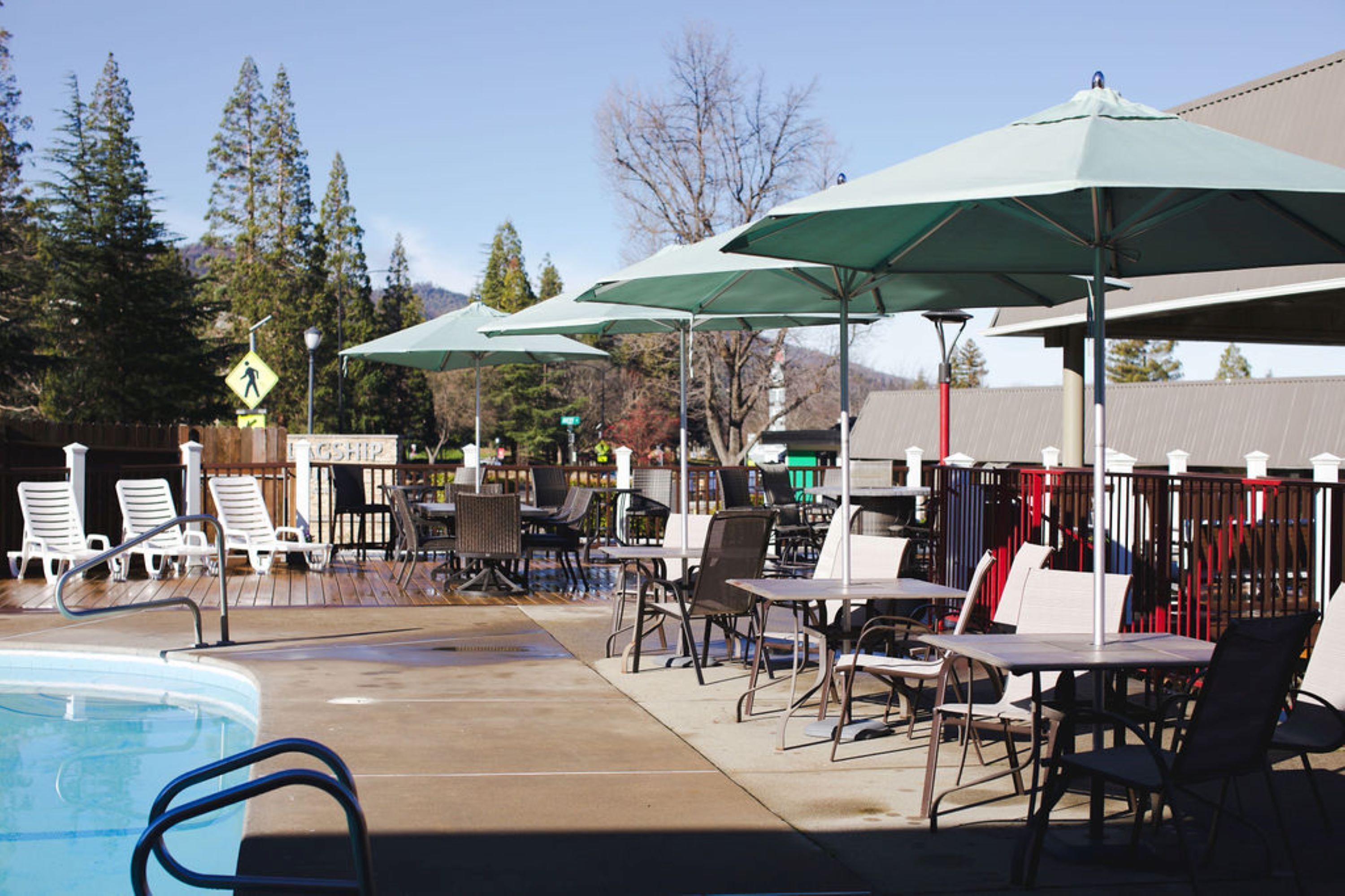 Seasonal outdoor pool