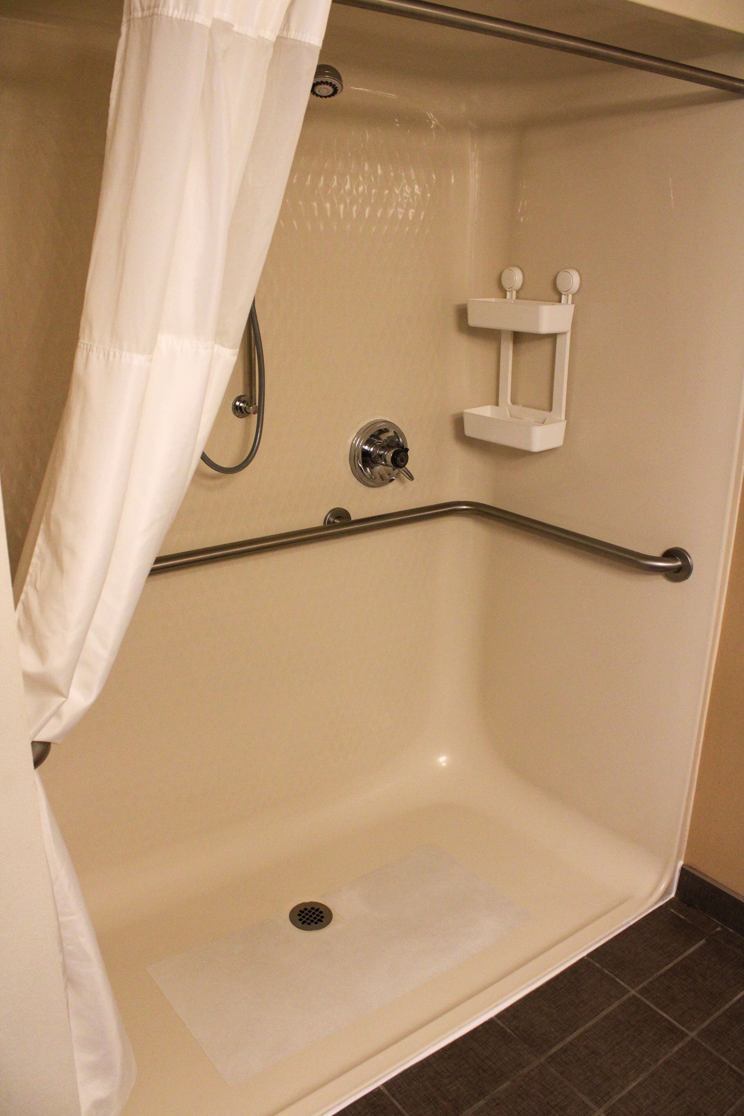 down duvets, desk, laptop workspace, blackout curtains