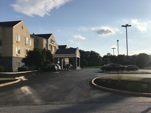 Front of property – evening/night