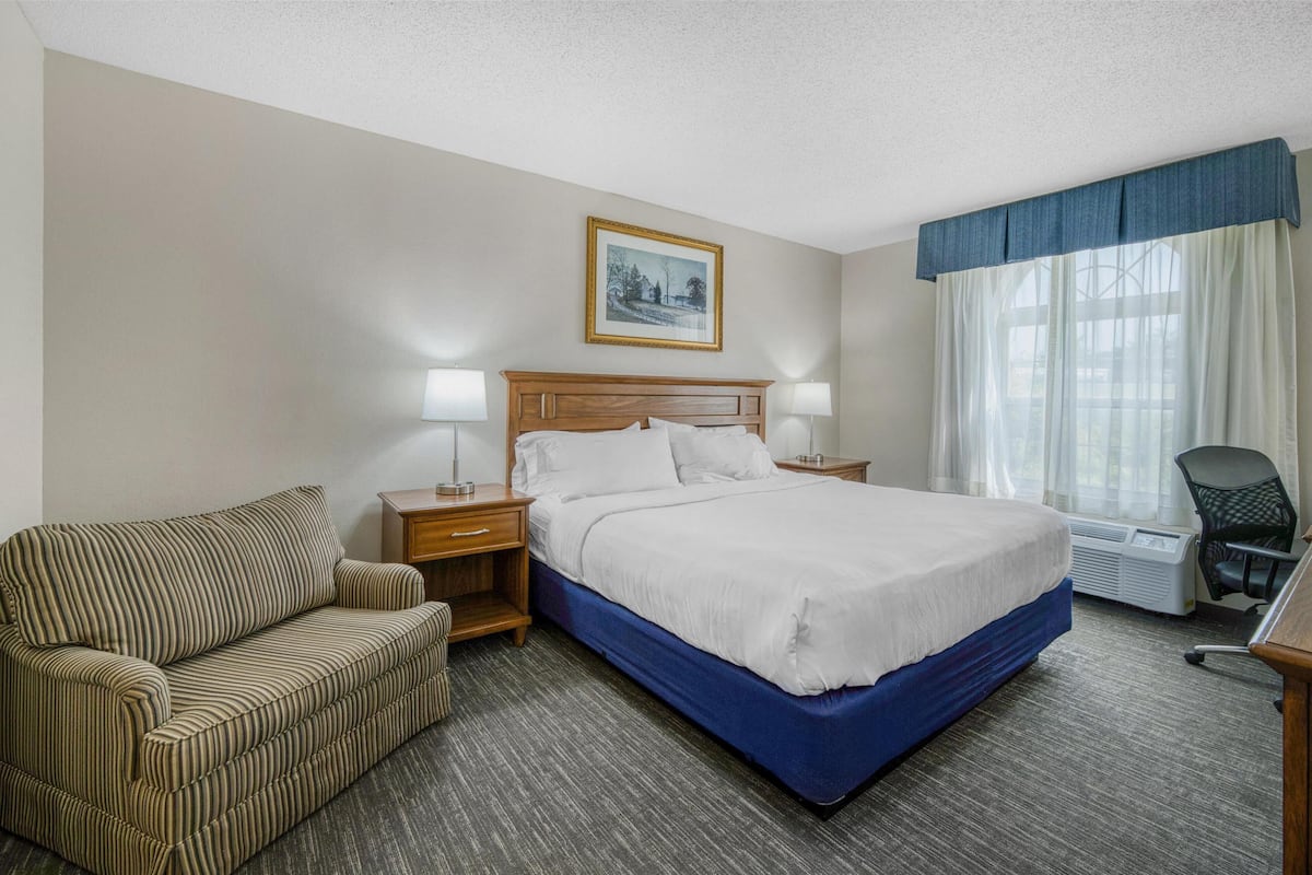 Standard Room, 1 King Bed, Non Smoking, Refrigerator & Microwave