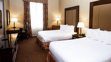 Seprai premium, bantalan ekstra lembut, dan meja kerja