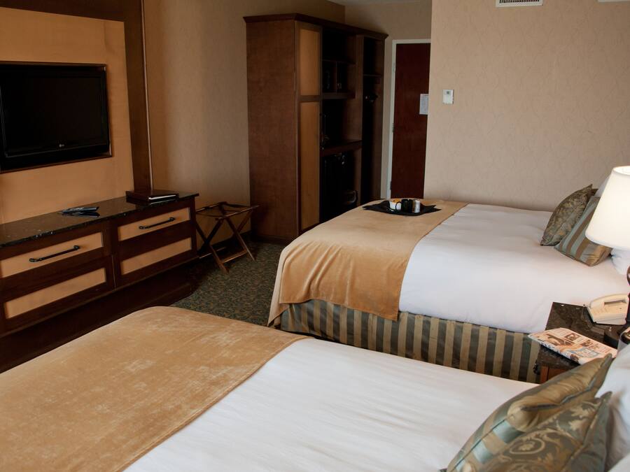 Standard Room, 2 Queen Beds | Premium bedding, pillow-top beds, desk, blackout curtains