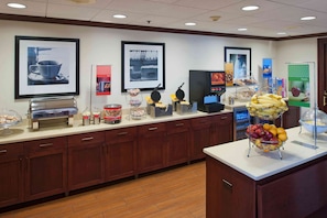 Free buffet breakfast on weekends