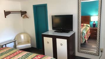 Desk, iron/ironing board, free WiFi, bed sheets