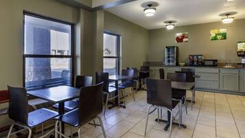 Free daily on-the-go breakfast