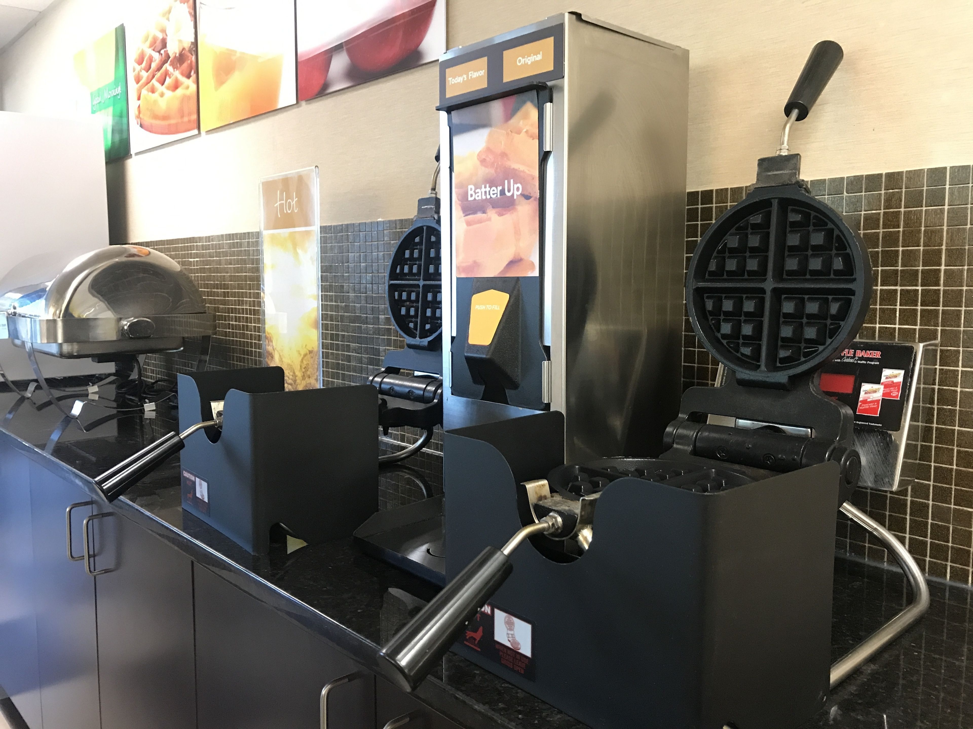 Free daily buffet breakfast 