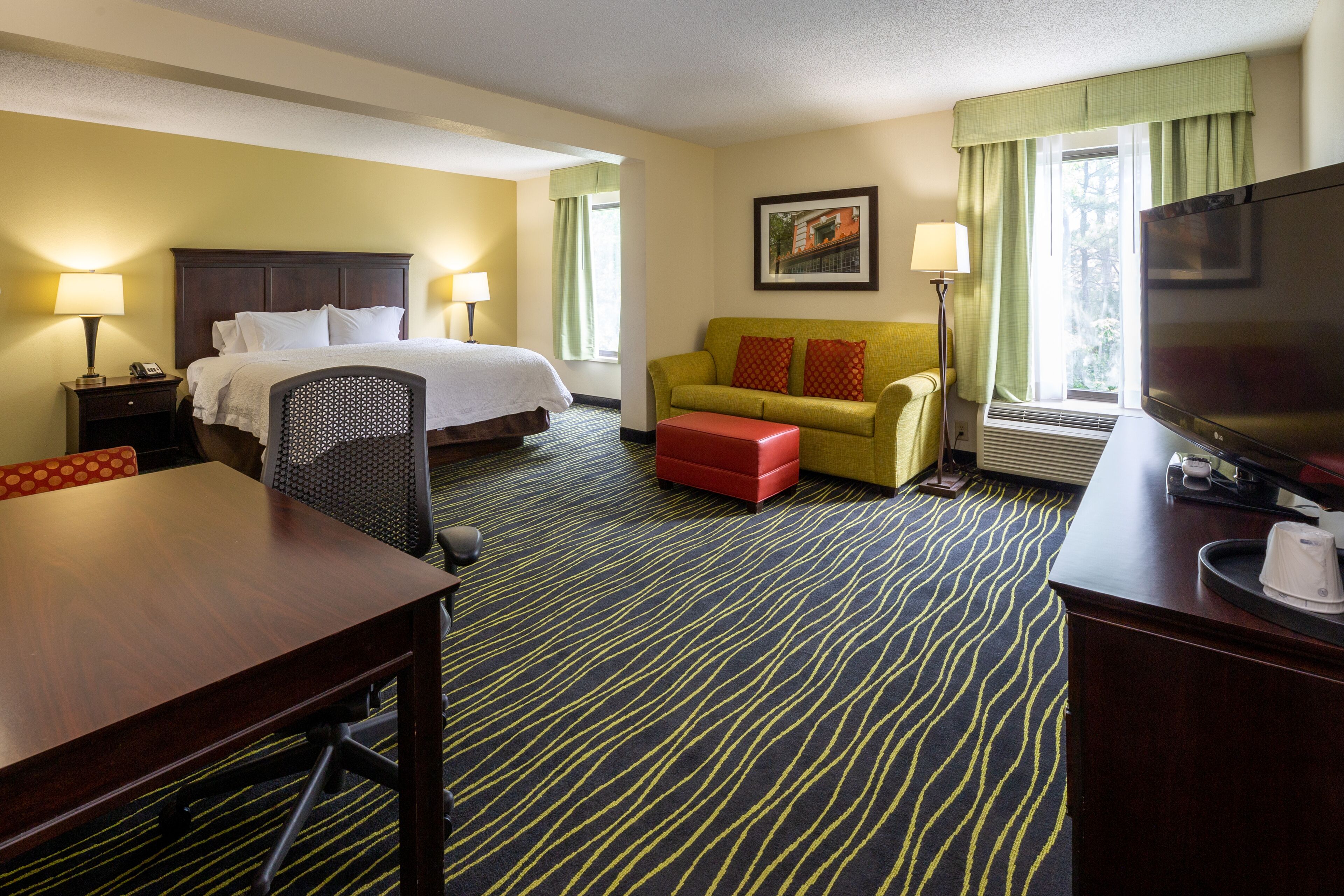 room, 1 king bed with sofa bed (large room, shower only) | 1 bedroom, egyptian cotton sheets, premium bedding, down duvets