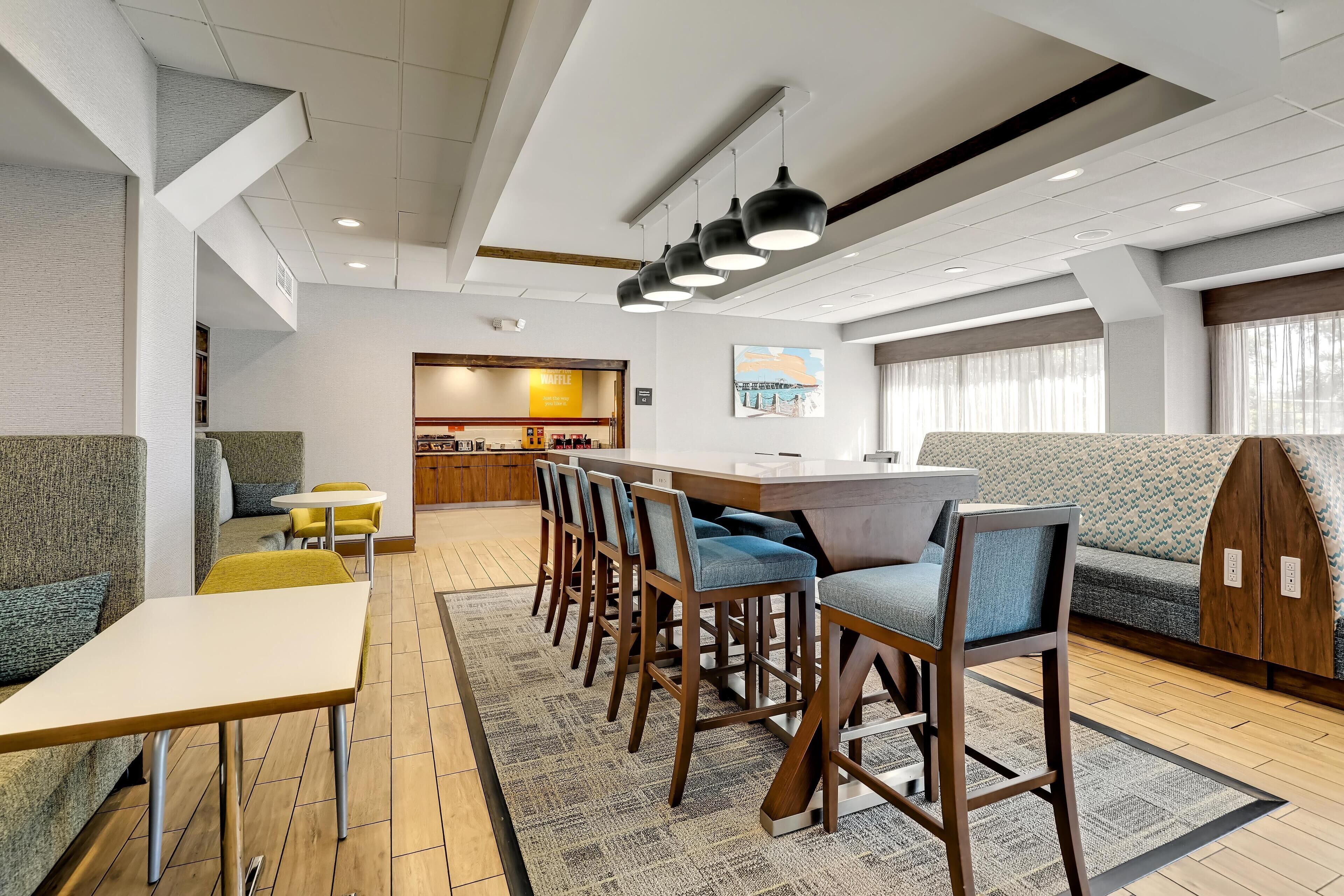 Free daily on-the-go breakfast 