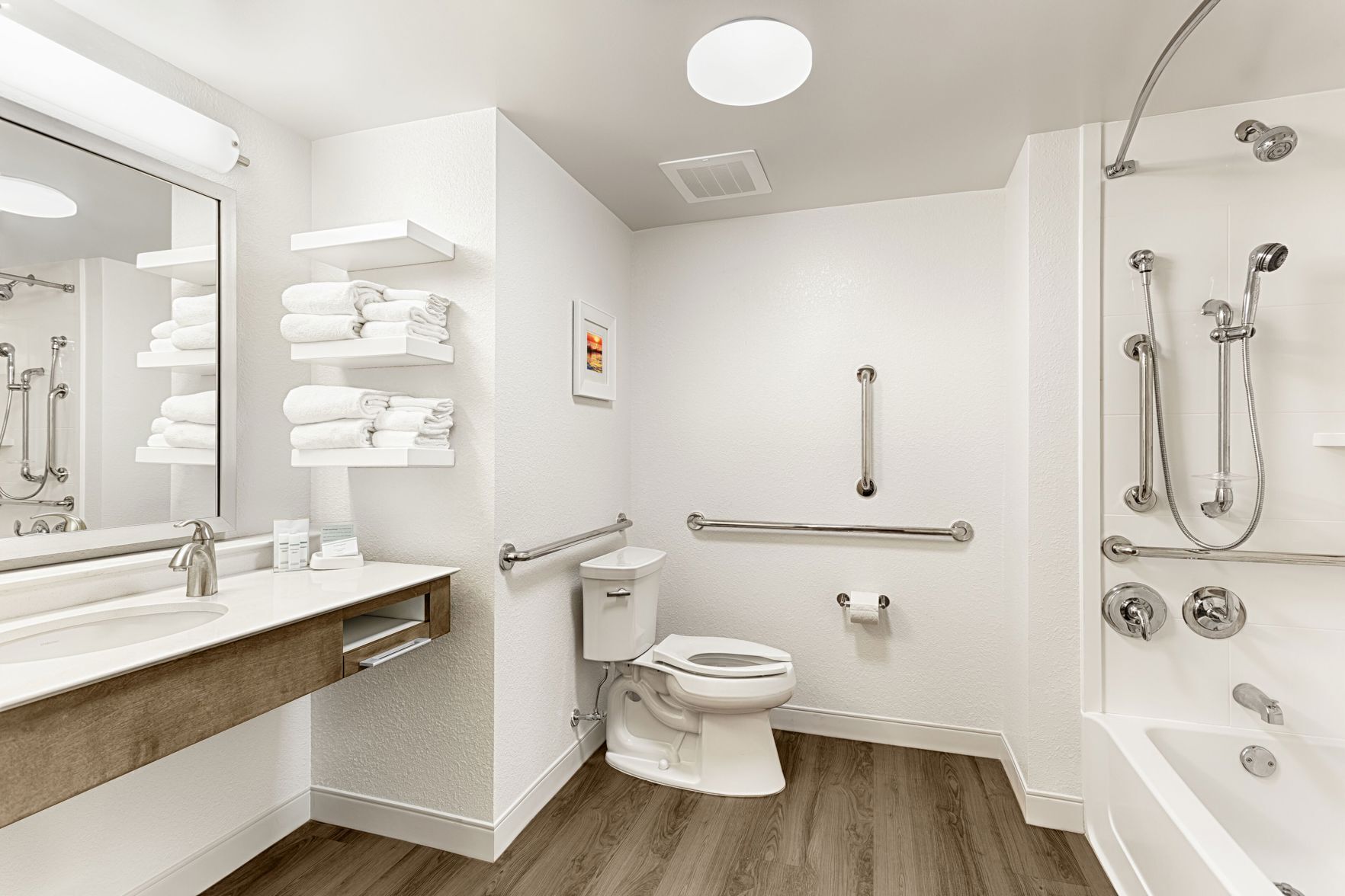 Bathroom | Free toiletries, hair dryer, towels, soap