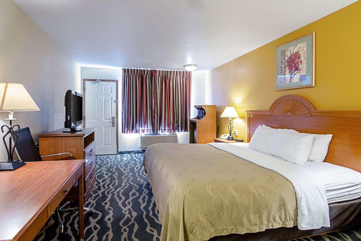 Standard Room, 1 King Bed, Non Smoking | Iron/ironing board, free WiFi, bed sheets