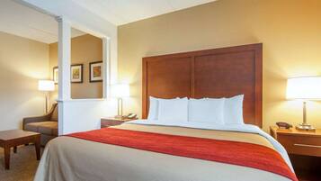 Suite, 1 King Bed with Sofa bed, Non Smoking | Desk, iron/ironing board, free cribs/infant beds, free WiFi