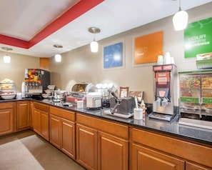Free buffet breakfast