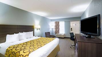 In-room safe, desk, iron/ironing board, rollaway beds