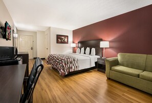 Habitación superior, 1 cama de matrimonio grande, no fumadores | Cortinas opacas, tabla de planchar con plancha, wifi gratis