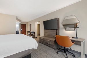 Suíte, 1 cama King e sofá-cama (1 King Bed, Living Area) | Cofres nos quartos, escrivaninha, espaço de trabalho para notebook
