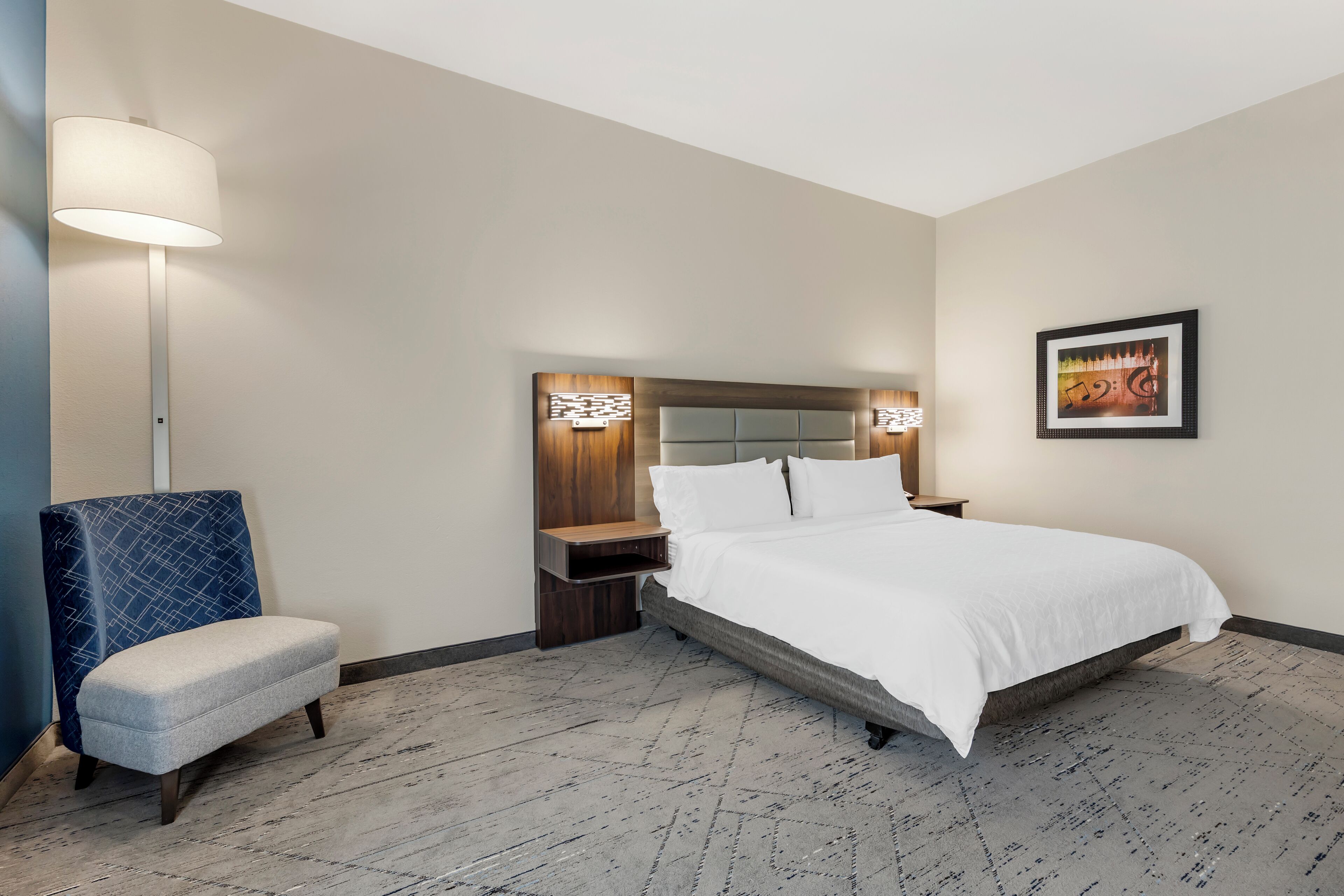 In-room safe, desk, laptop workspace, blackout curtains