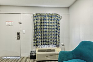 1 bedroom, individually furnished, blackout drapes, free WiFi
